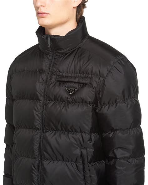 prada green jacket men|Prada puffer jacket men's.